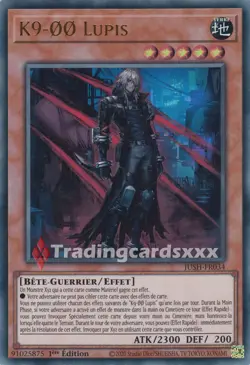 Yu-Gi-Oh! K9-OO Lupis : UR JUSH-FR034 - Image 1