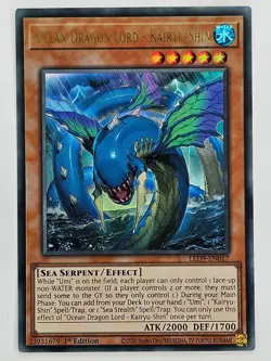 Yu Gi Oh - LED9-EN017 Ocean Dragon Lord - Kairyu-Shin - Ultra Rare - Image 1