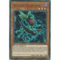 Predaplant Ophrys Scorpio - DUPO-EN066 - Ultra Rare - 1st Edition - Yugioh - Image 1