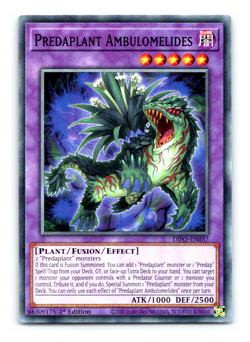 Predaplant Ambulomelides - DIFO-EN037 - Common - 1st Edition Yugioh - Image 1