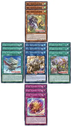 Burst Protocol Fur Hire Deck Core PRESALE 2/6 Yu-Gi-Oh! Playsets Of Each Card - Image 1