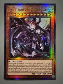 YUGIOH DARKLORD MORNINGSTAR ASIA ENGLISH EDITION CR10-AE031 ULTIMATE RARE - Image 1