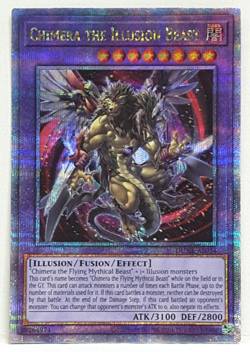 Yugioh Asian-English Chimera the Illusion Beast DUNE-AE034 25TH FOIL QCSR - Image 1