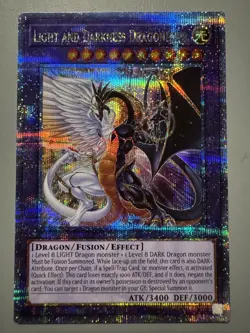 YUGIOH LIGHT AND DARKNESS DRAGONLORD ASIA ENGLISH INFO-AE034 25TH FOIL QCSR - Image 1