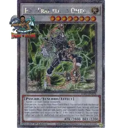 Yugioh! 1x PSY-Framelord Omega RA02-EN028 Platinum Secret Rare 1st Ed NM - Image 1