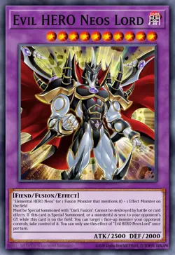 Yugioh SUDA-EN031 - Evil HERO Neos Lord - Ultra Rare - Image 1