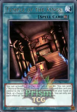 1st ed Temple of the Kings rare MZTM-EN097 Yugioh - Image 1