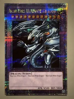 YUGIOH BLUE-EYES ULTIMATE DRAGON ASIA ENGLISH EDITION ES01-AE019 25TH FOIL QCSR - Image 1