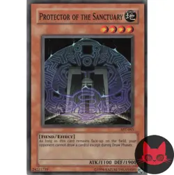Yugioh Protector of the Sanctuary AST-065 Common NM - Image 1
