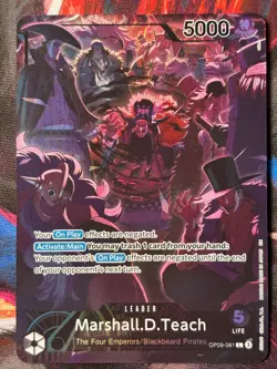 Marshall.D.Teach (English Version 2nd Anniversary Set) OP09-081 One Piece - Image 1