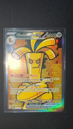 Gholdengo ex 252/182 SV04: Paradox Rift Holo Pokemon Card TCG - Image 3