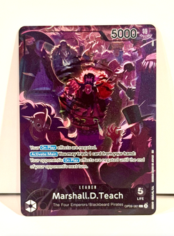 Marshall.D.Teach (English Version 2nd Anniversary Set) OP09-081 One Piece NM - Image 1