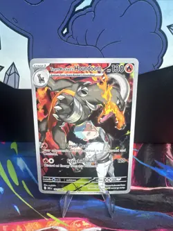 Team Rocket's Houndoom 191/182 Pokemon TCG: Destined Rivals Illustration Rare NM - Image 1