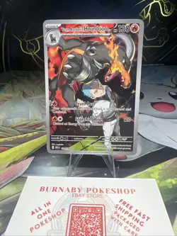 Pokemon TCG Team Rocket's Houndoom Illustration Rare Destined Rivals 191/182 - Image 1