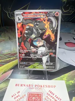 Pokemon TCG Team Rocket's Houndoom Illustration Rare Destined Rivals 191/182 - Image 3