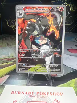 Pokemon TCG Team Rocket's Houndoom Illustration Rare Destined Rivals 191/182 - Image 4