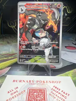 Pokemon TCG Team Rocket's Houndoom Illustration Rare Destined Rivals 191/182 - Image 5