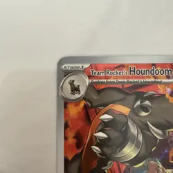 Pokemon TCG Team Rocket's Houndoom Illustration Rare Destined Rivals 191/182 - Image 2