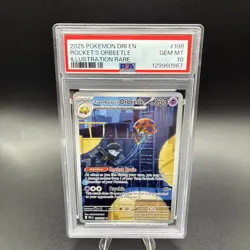 Pokemon TCG Team Rocket's Orbeetle 198/182 Sv10: Destined Rivals PSA 10 Gem - Image 1