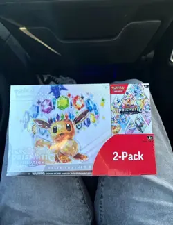 Pokemon TCG Prismatic Evolutions Costco ETB with Booster Bundle New & Sealed 💨 - Image 1