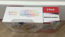 x4 Pokemon TCG Prismatic Evolutions Costco ETB with Booster Bundle New Sealed ✅ - Image 3