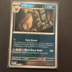 Pokemon TCG Prismatic Evolutions Umbreon Pokeball Reverse Holo Card 059/131 - Image 1