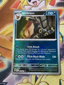 Pokemon TCG Umbreon 059/131 Pokeball Reverse Holo Prismatic Evolutions Card NM - Image 1