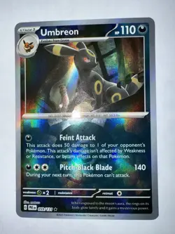 Pokemon TCG Umbreon Pokeball Reverse Holo 059/131 Prismatic Evolutions NM Card - Image 2