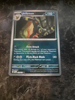 Pokemon TCG Umbreon Pokeball Reverse Holo 059/131 Prismatic Evolutions NM Card - Image 1