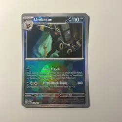 Pokemon TCG Umbreon 059/131 Pokeball Reverse Holo Prismatic Evolutions Card - Image 1