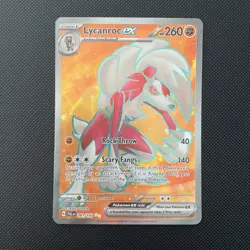 241/193 Lycanroc ex - Paldea Evolved - Full Art - Rare - Pokemon Card TCG - Image 1