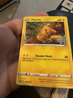Pikachu - (Holiday Calendar) SWSH153 SWSH: Sword & Shield Promo Cards Holo - Image 2