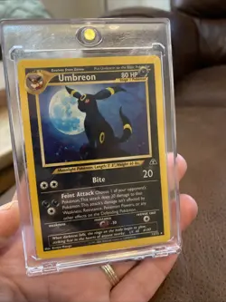 Umbreon Neo Discovery Holo 13/75 Good Condition Ungraded Pokemon Card - Image 1