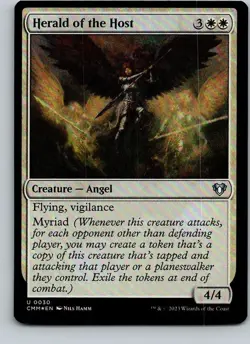 Herald of the Host - CMM - FOIL - 30 - MTG - Image 1