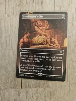 Steelshaper's Gift (Borderless) Commander Masters Regular - Image 1