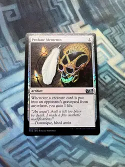 MTG Foil Profane Memento EX/LP- Core Set 2015 M15 - Image 1