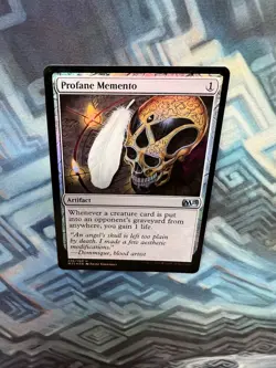 MTG Foil Profane Memento EX/LP- Core Set 2015 M15 - Image 3