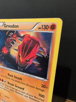 Groudon XY52 Black Star Promo Pokemon TCG Cosmos Holo MP - Image 3