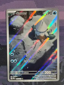 Snover 140/132 Pokemon Mega Evolution Illustration Rare Near Mint - Image 1