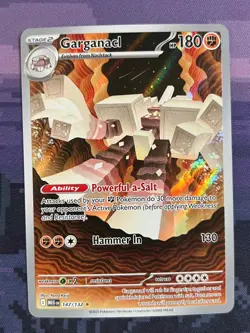 Garganacl 147/132 Pokemon Mega Evolution Illustration Rare Near Mint - Image 1