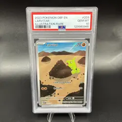 Pokemon TCG Obsidian Flames Larvitar Illustration Rare 203/197 - PSA 10 Gem Mint - Image 1