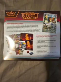 Pokemon Center Scarlet & Violet Obsidian Flames Elite Trainer Box *SEALED* - Image 2
