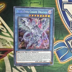 Yugioh! Blue-Eyes Chaos Dragon LDS2-EN017 1st Edition Secret Rare 1st Edition NM - Image 1