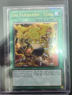 *** FIRE FORMATION - TENKI *** QUARTER CENTURY SECRET RARE RA04-EN201 YUGIOH! - Image 1