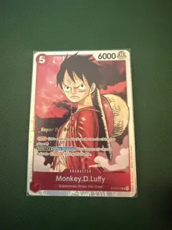 2022 One Piece Monkey D Luffy St01 012 SR Super Pre-Release - Image 1