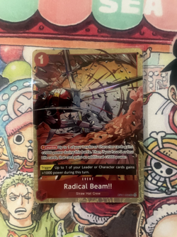 Radical Beam!! OP01-029 Best Selection vol.1 Alternative Art One Piece CCG - Image 1