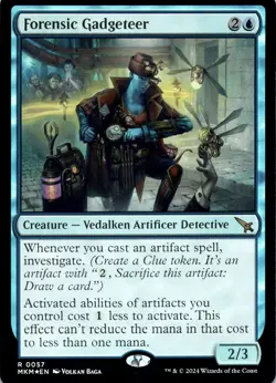 Forensic Gadgeteer FOIL Murders at Karlov Manor Magic MTG NM - Image 1