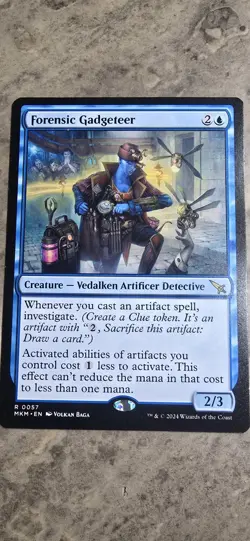 Forensic Gadgeteer Murders at Karlov Manor Regular Rare Creature MTG NM - Image 1