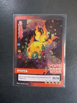 Chi-Yu 090/250 Exclusive Pluto Coco X Tiredbutwoke Holo Fanart Pokemon Card - Image 1