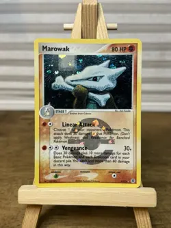 Pokemon Card - Marowak FireRed & LeafGreen 7/112 Reverse Holo Rare - Image 1